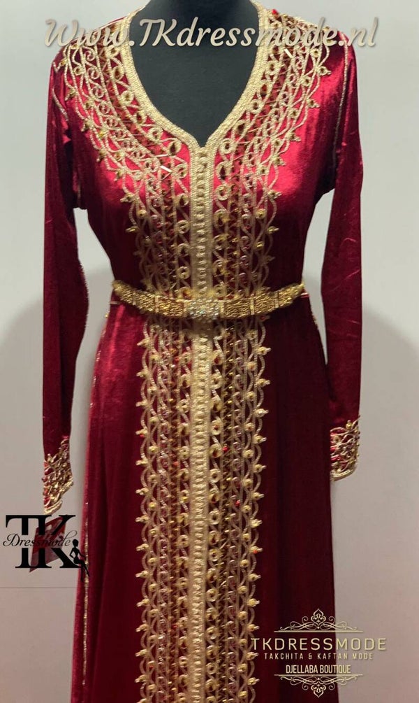 Kaftan Dress ( Mubra, Velvet )  Art. Nr 5.0002