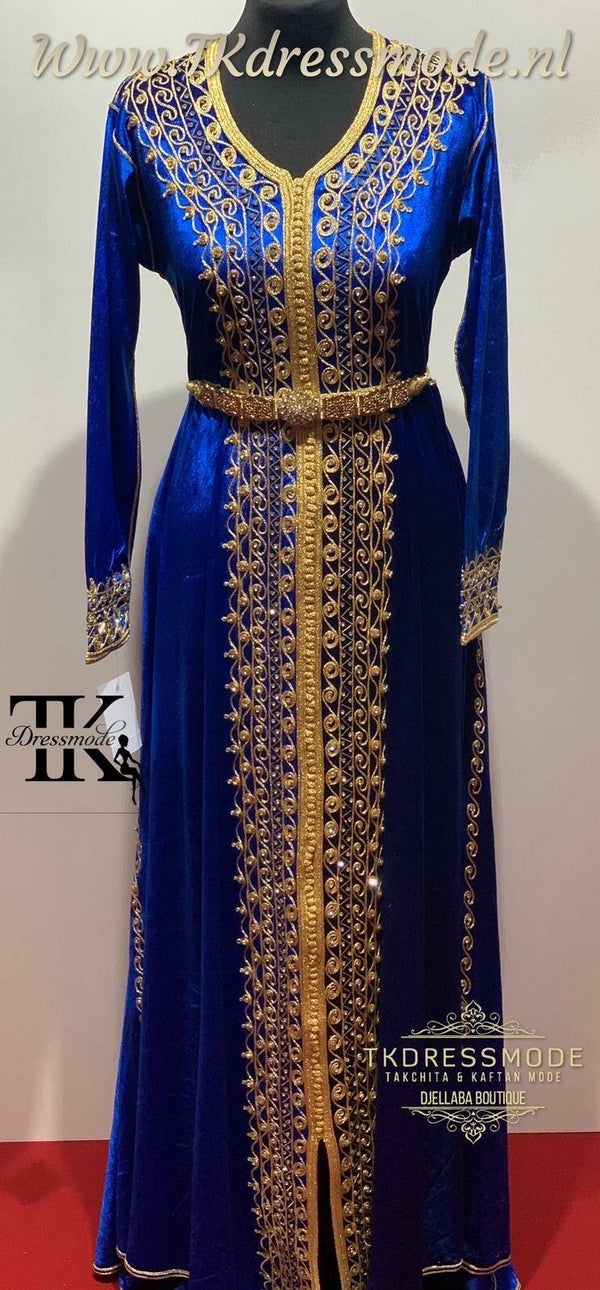 Baljurk Kaftan Dress  ( Mubra, Velvet )