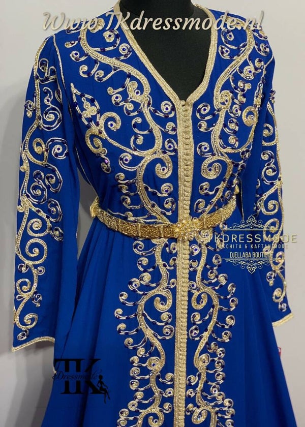 Baljurk Kaftan Dress  (crêpe satin)          Art. Nr 1.0014