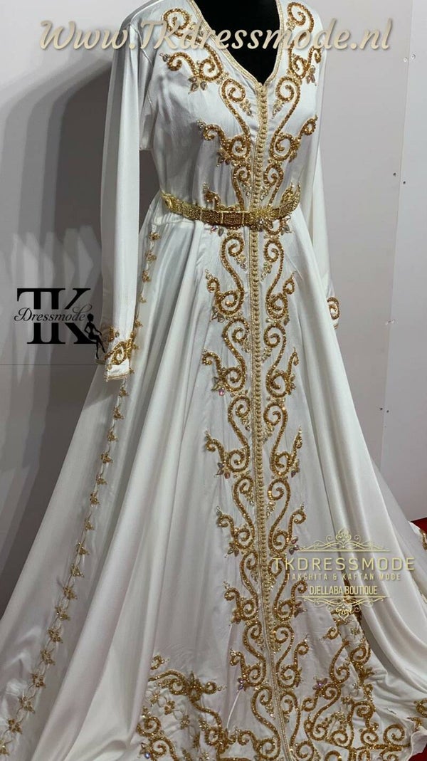 Baljurk Kaftan Dress  (crêpe satin)