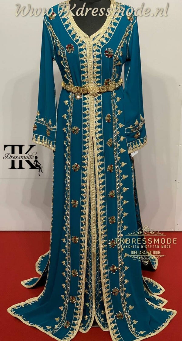 Takchita Dress  ( Crepe Satin )Art. Nr 3.0021