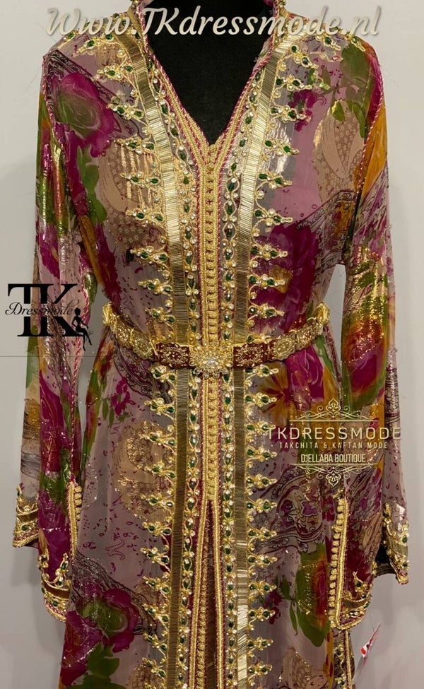 Takchita Dress  ( Crepe Satin )Art. Nr 3.0020