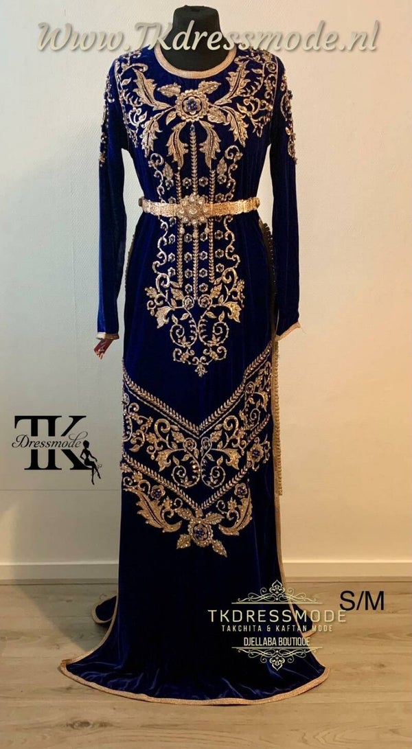 Kaftan Dress ( Mubra, Velvet )  Art. Nr 9.0007