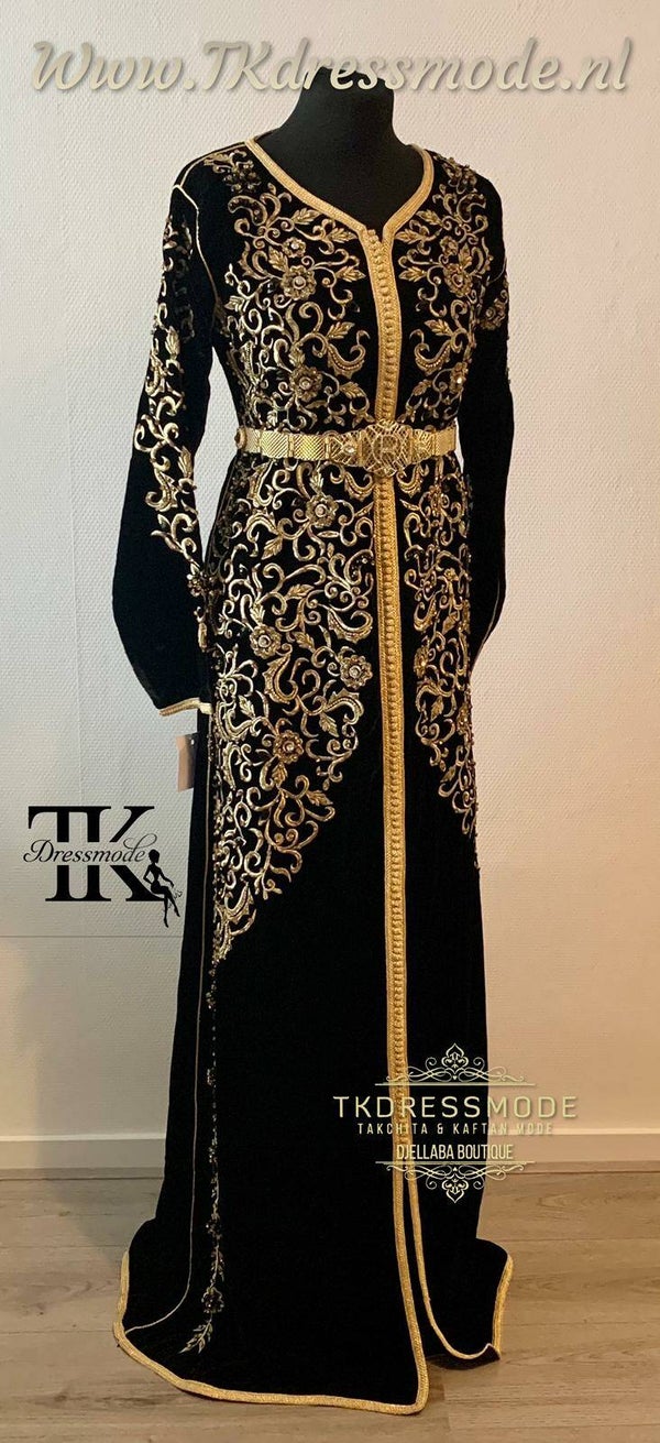 Kaftan Dress ( Mubra, Velvet )