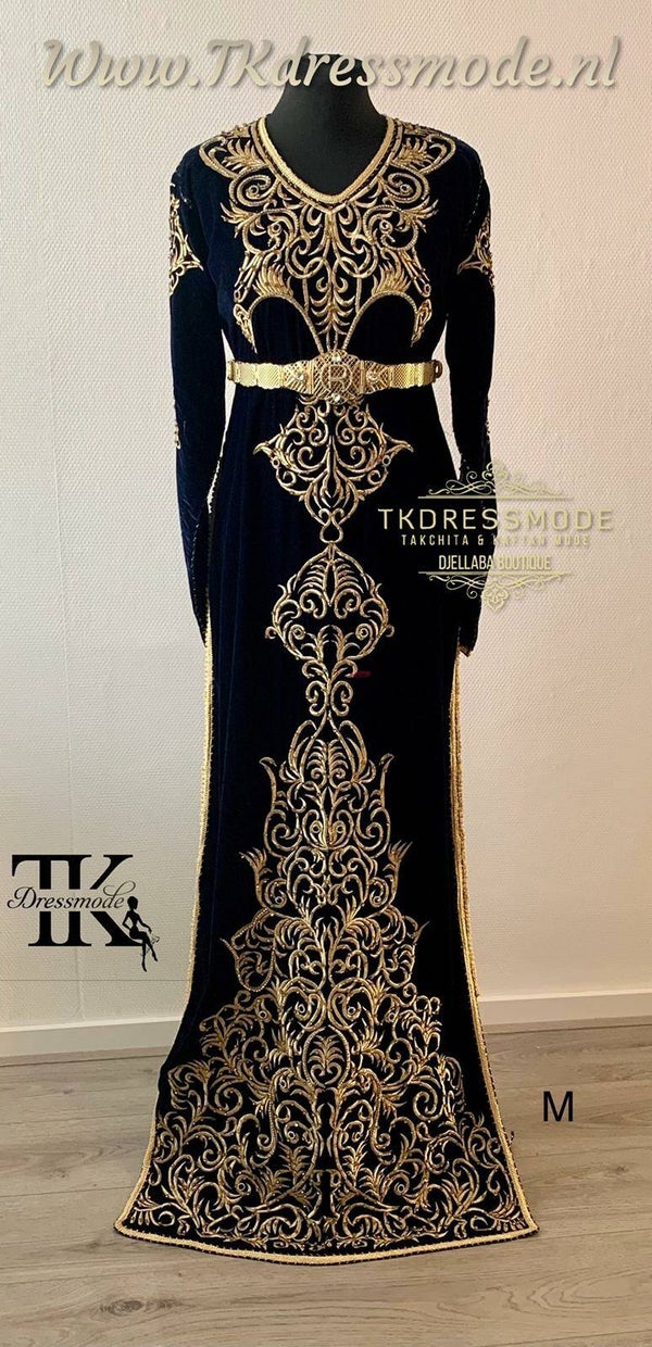Kaftan Dress ( Mubra, Velvet )  Art. Nr 9.0001