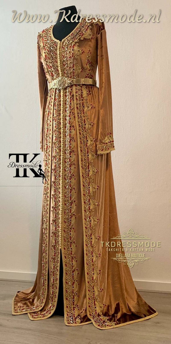 Kaftan Dress ( Mubra, Velvet )  Art. Nr 9.0012