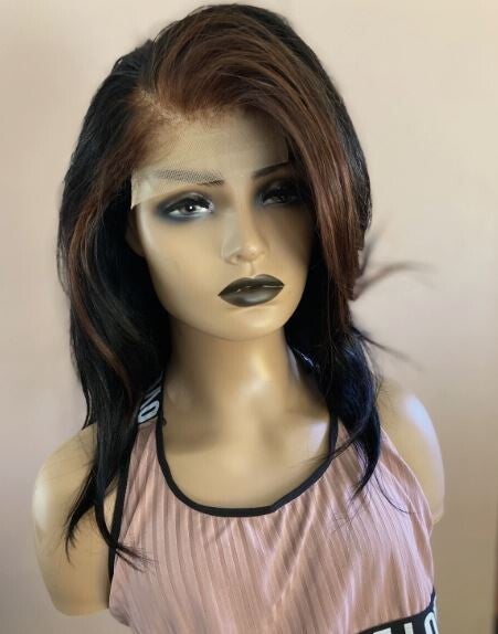 Black Human Hair Wigs “16” Inch