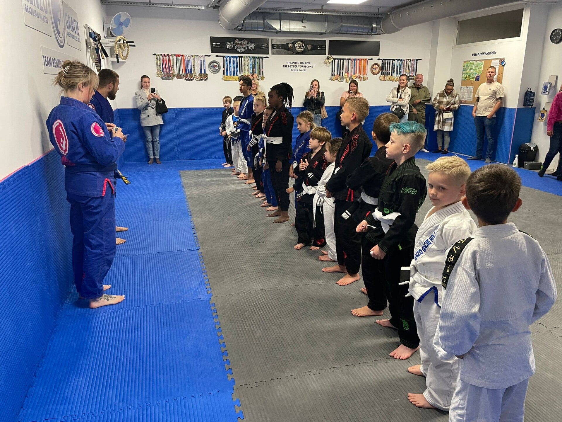 Kids BJJ group at Renzo Gracie Amersfoort