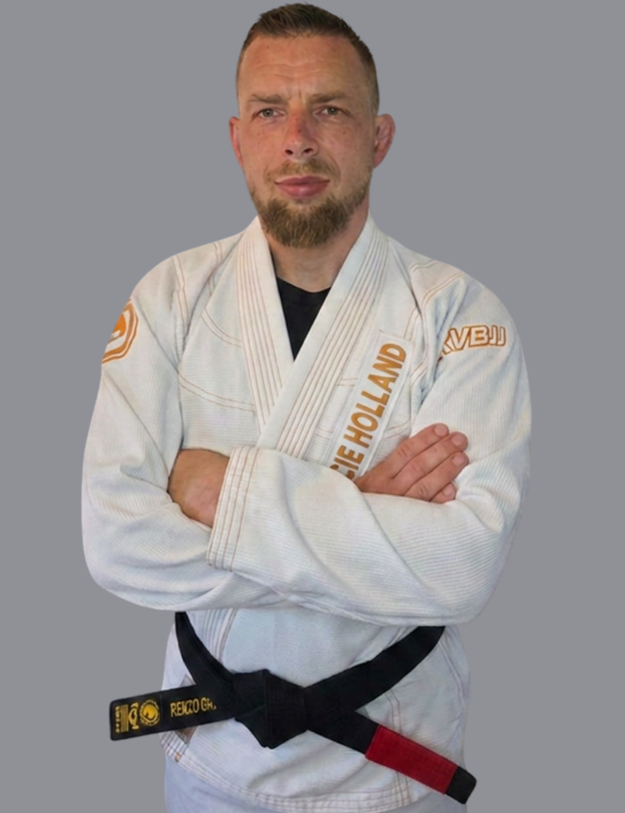 Marcin Kasprzyk, headcoach en BJJ black belt van Renzo Gracie Amersfoort