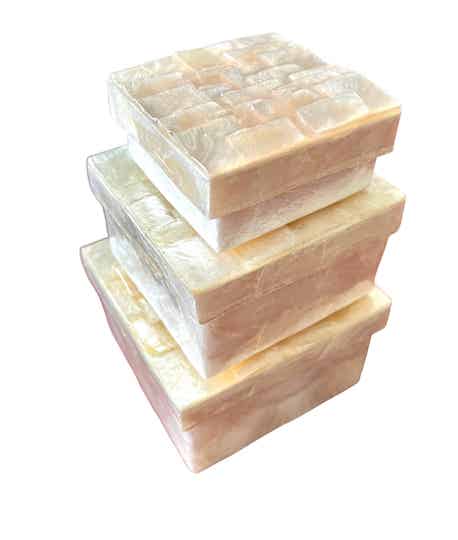 Capiz boxes