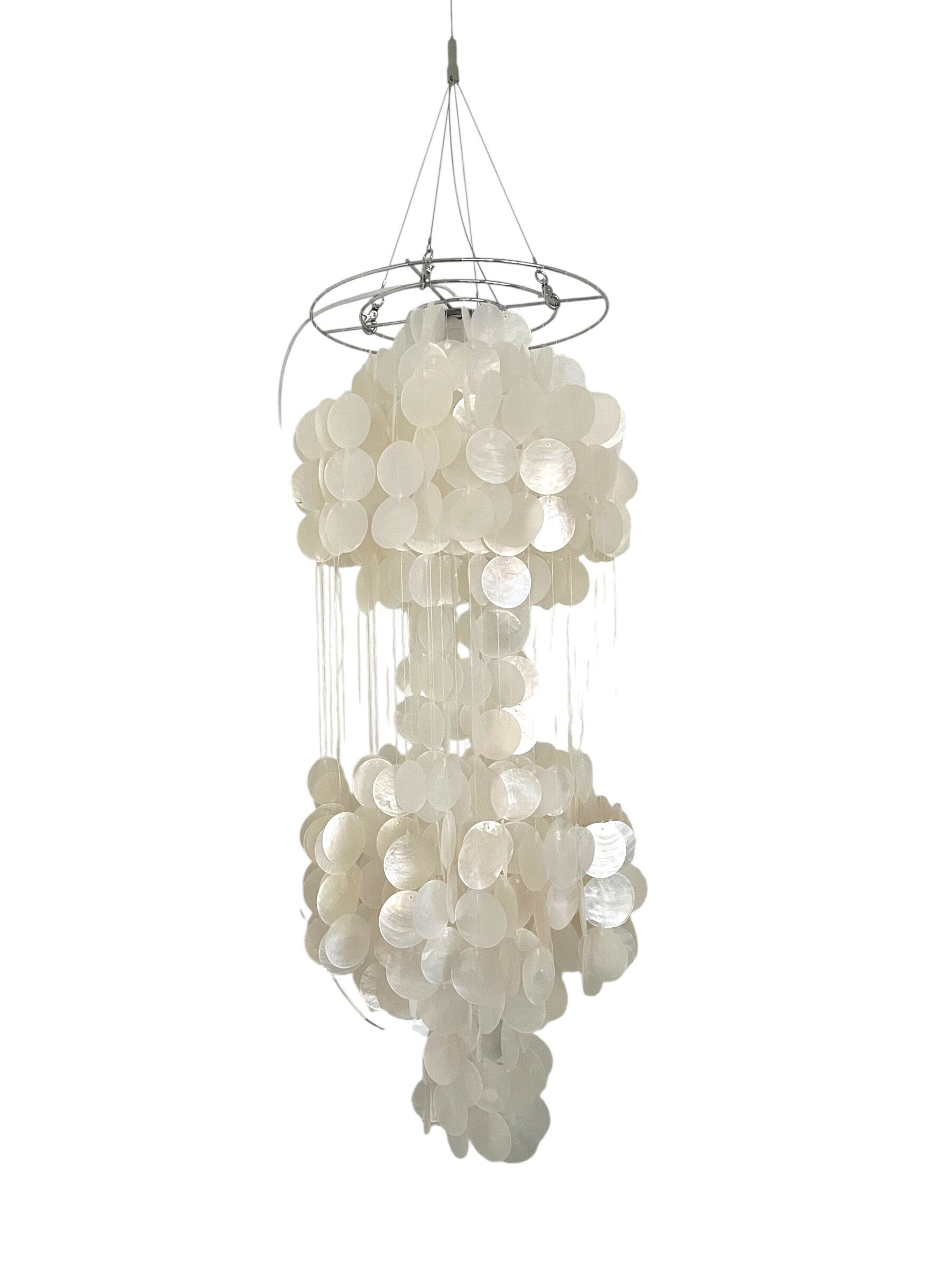Capiz chandelier 2-layer (pre-order)