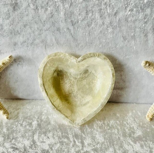 Capiz schaaltje "hart"