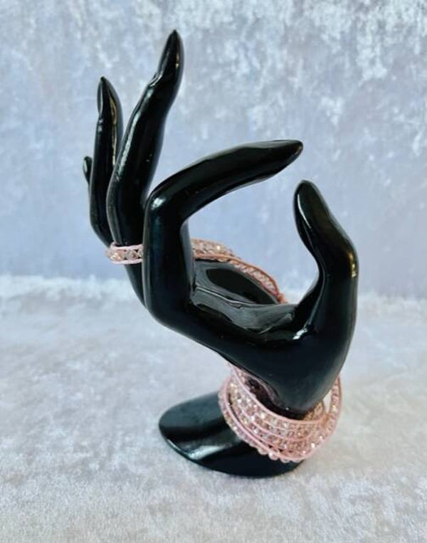 Wikkelarmband met steentjes