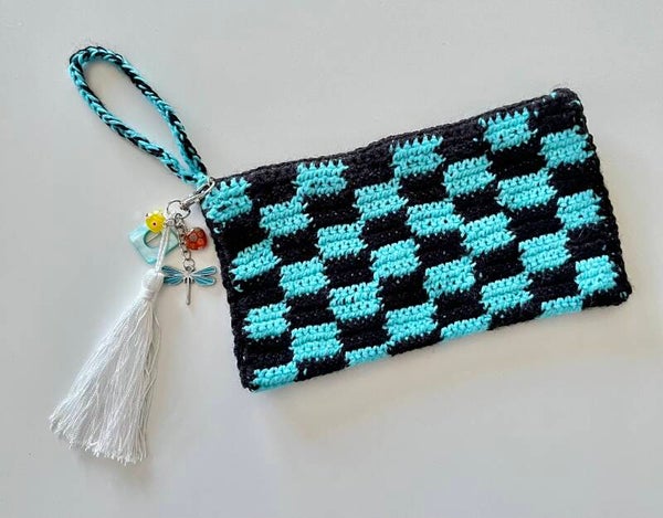 Gehaakte clutch tasje