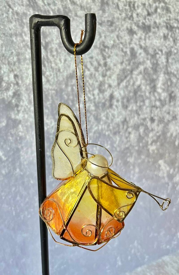 Christmas Capiz Angels "oranje"