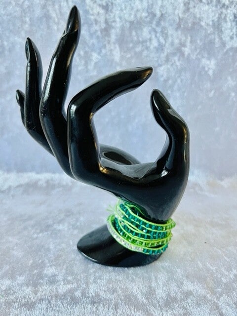 Wikkelarmband met steentjes