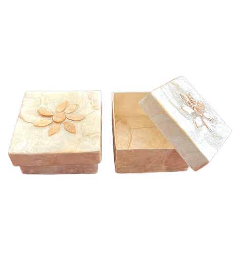 Capiz doosje "vierkant"