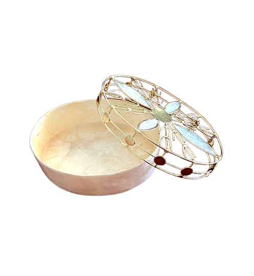 Capiz sieradendoos "ovaal"