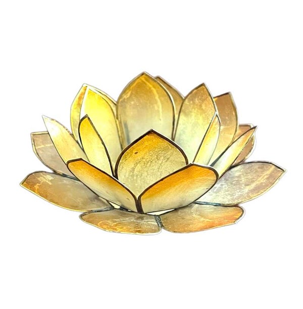 Capiz lotusbloem waxinelichthouder