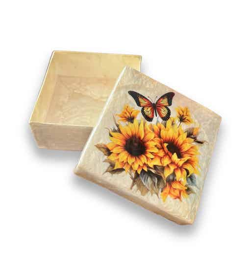 Capiz doosje "vlinder"
