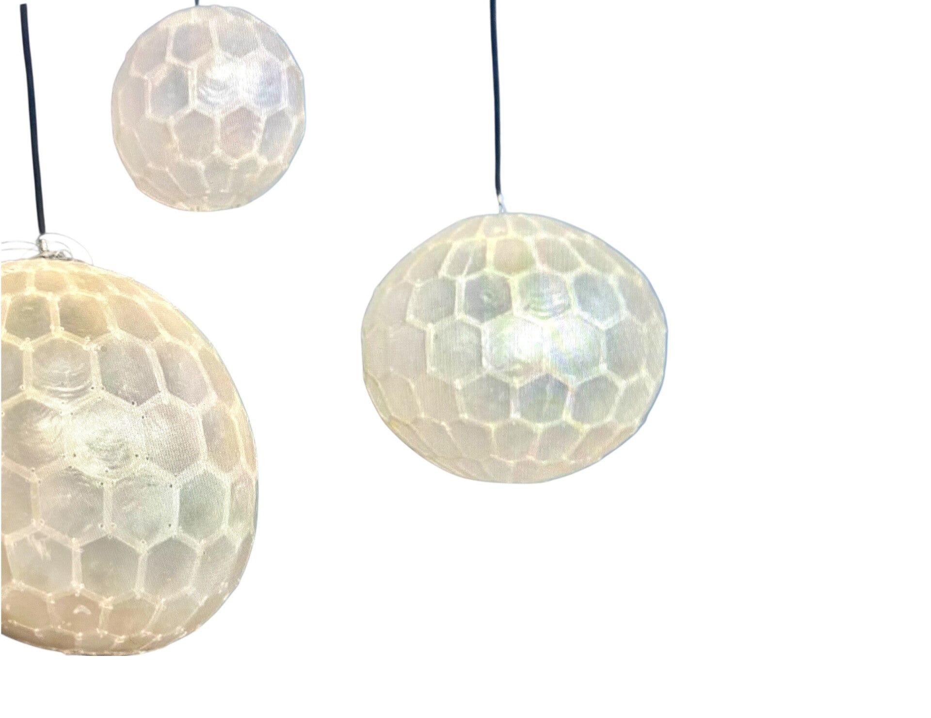 Capiz lamp shade "cap ball"