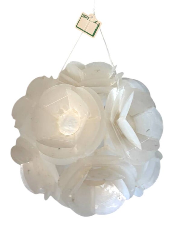 Capiz lampe shade "flowers"