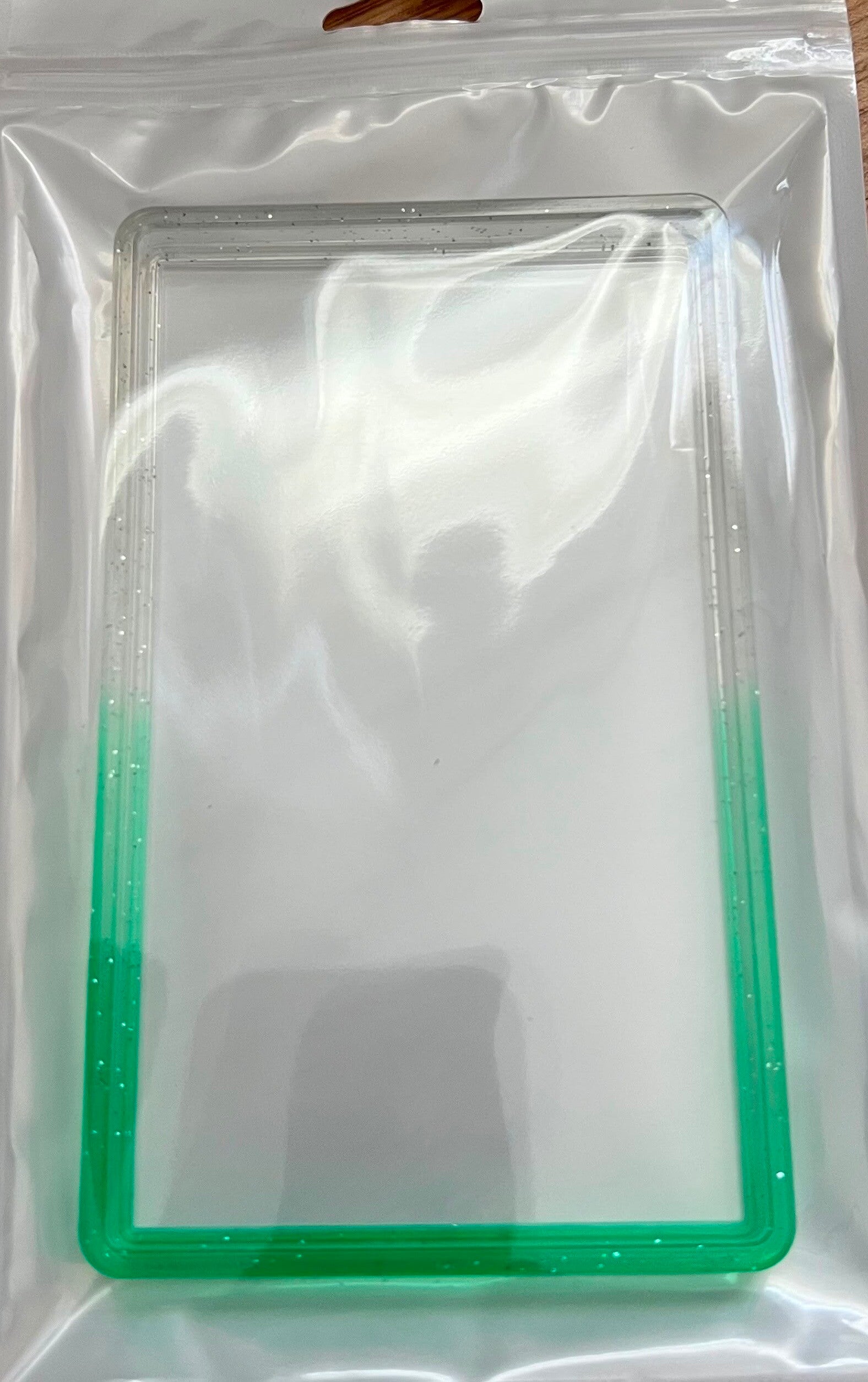 Transparant- Groen Glitter gaurd PSA