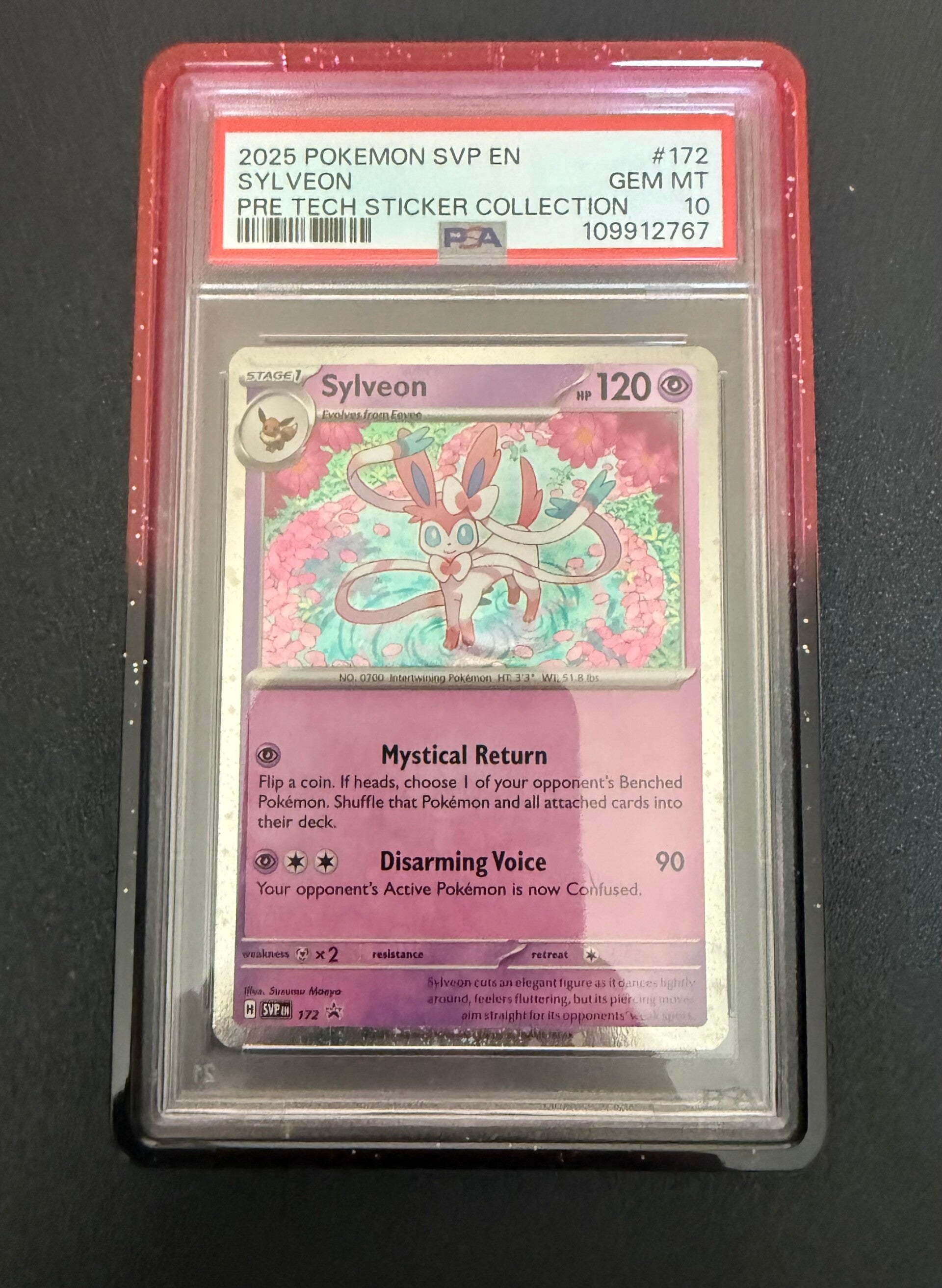 2025 POKEMON SVP EN SYLVEON PSA10 (cert 109912767) +Gaurd