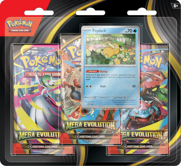 Mega Evolution Blister 3 pack - Psyduck (Max 2 P.P)