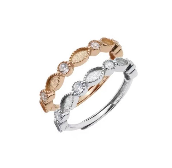 Marguise gem enternity band