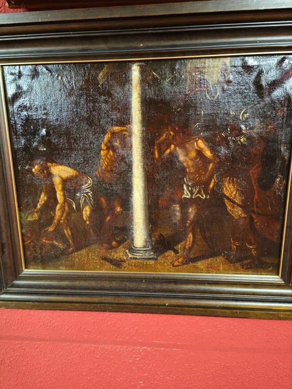 Cristo recogiendo las vestiduras