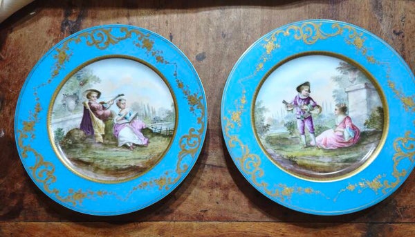 Pareja de platos sevres