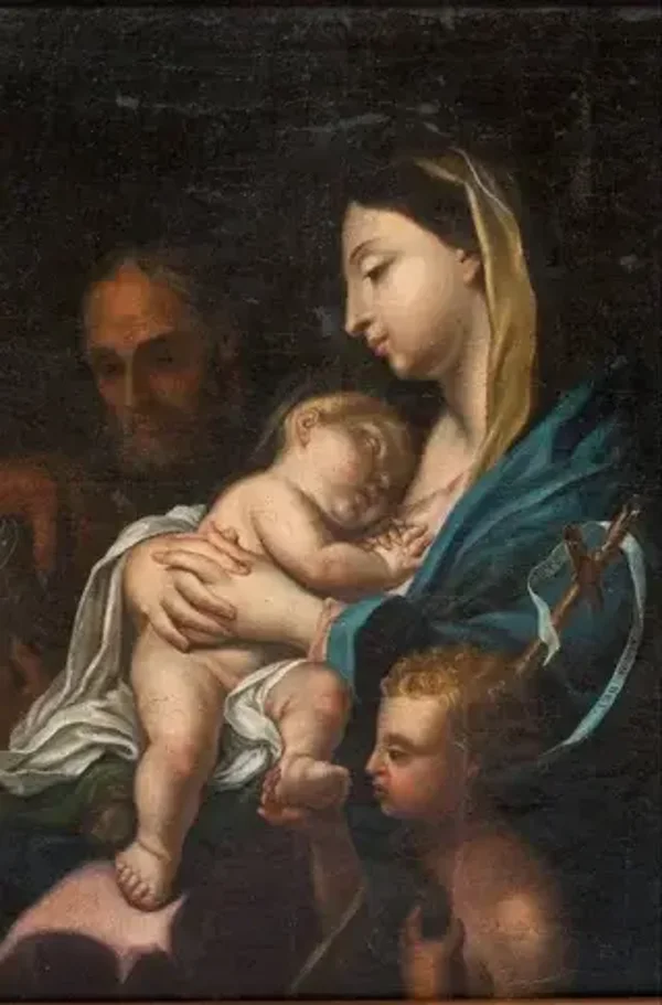 Sagrada Familia con San Juanito