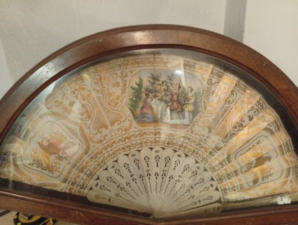 Abanico siglo XIX