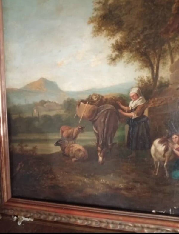 Paisaje holandés del siglo XVIII