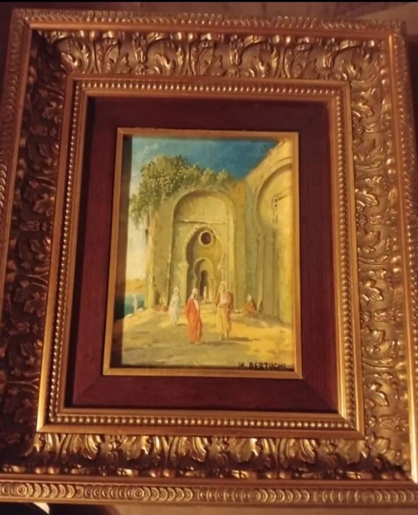 Óleo orientalista firmado M Bertuchi