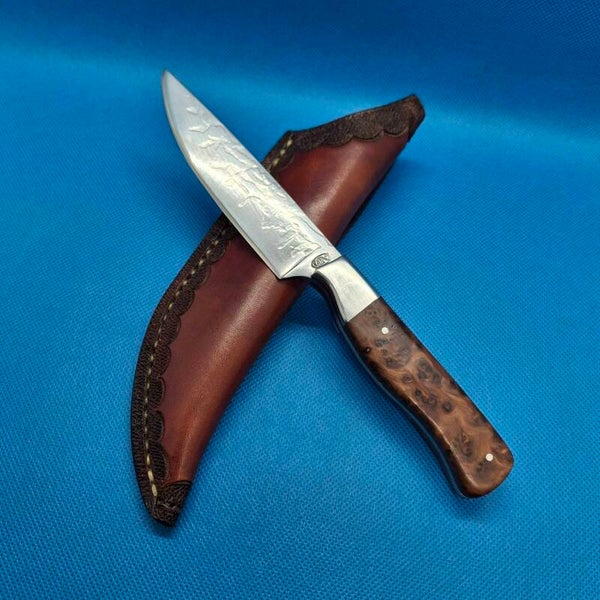 N° 436 – Couteau utilitaire Petit modèle Bois de thuya