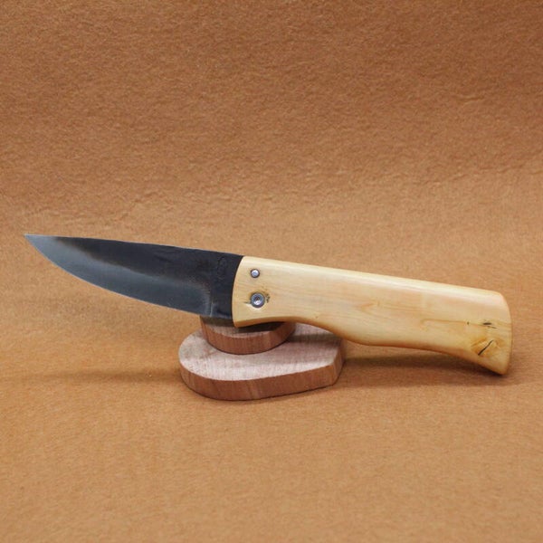 N° P229 – Couteau pliant dit à friction – Bois de buis