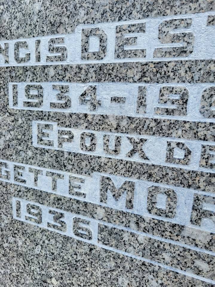 Rechampissage tombes Lille sud