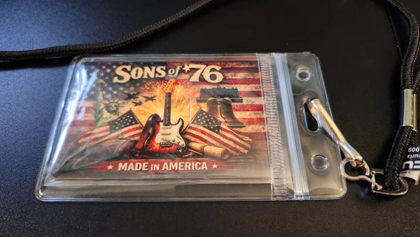 Sons of '76 'Made In America' USB Card Drive & Bonus Stickers!
