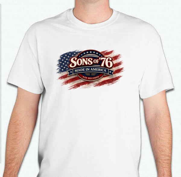 Sons of '76 US Flag "Made In America" T-Shirt Show your patriotic pride!