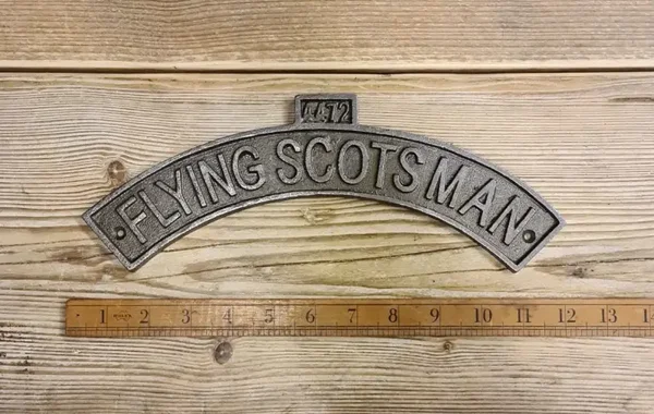 Sign Curved FLYING SCOTSMAN