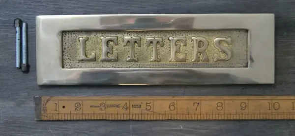 Letter Box Plate LETTERS
