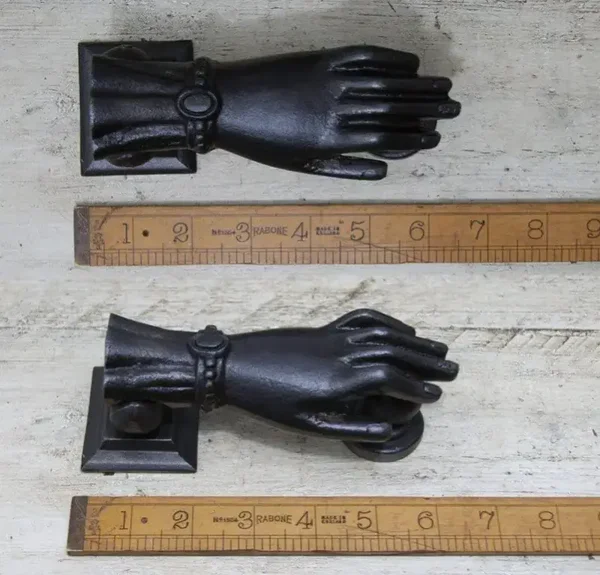 Door Knocker Female Hand Cast Antique