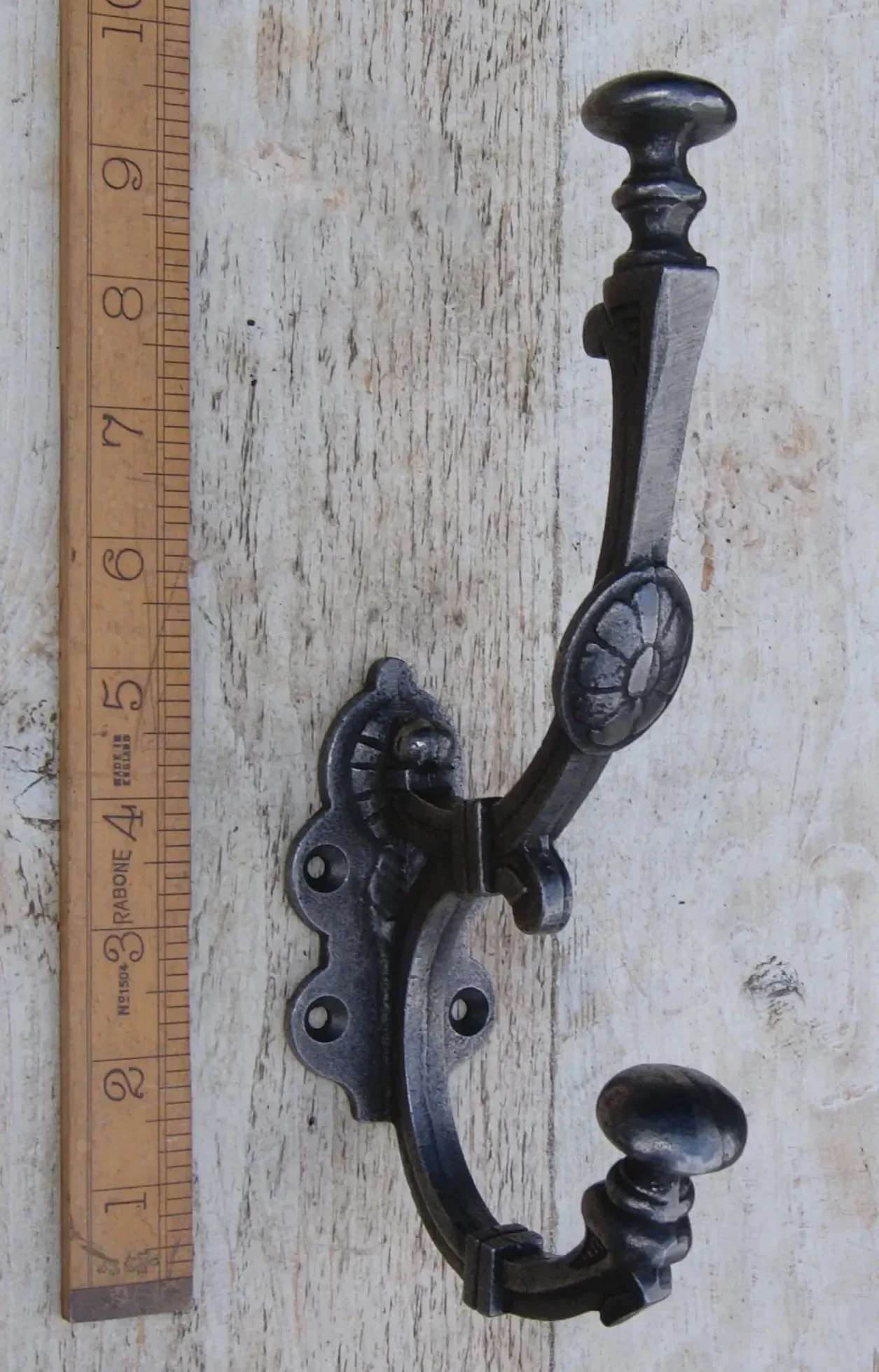 Hat & Coat Hook REGAL Cast Antique Iron