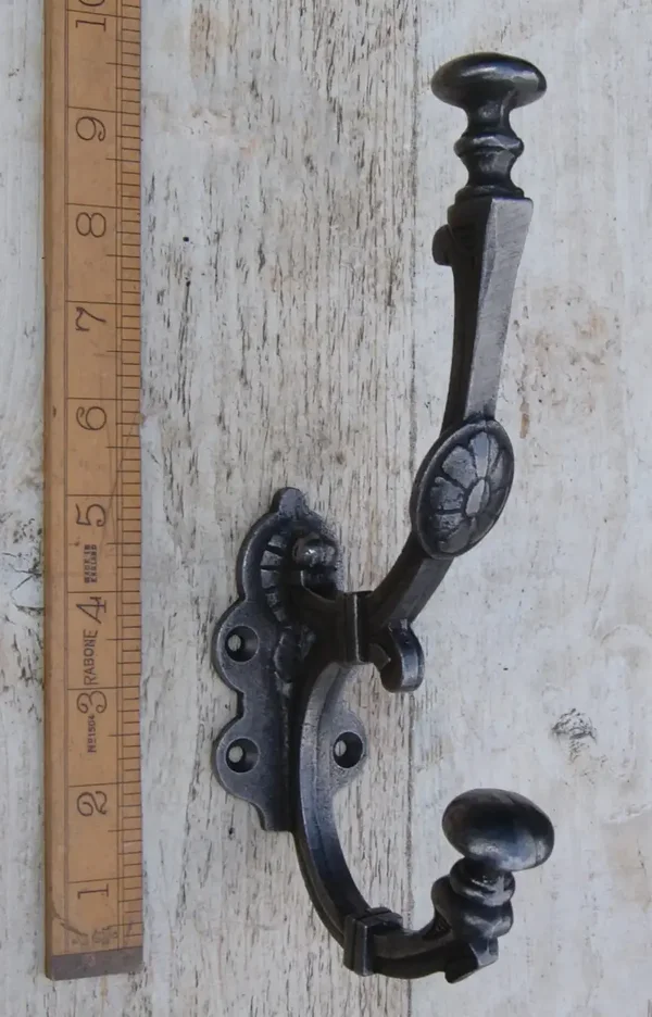 Hat & Coat Hook REGAL Cast Antique Iron