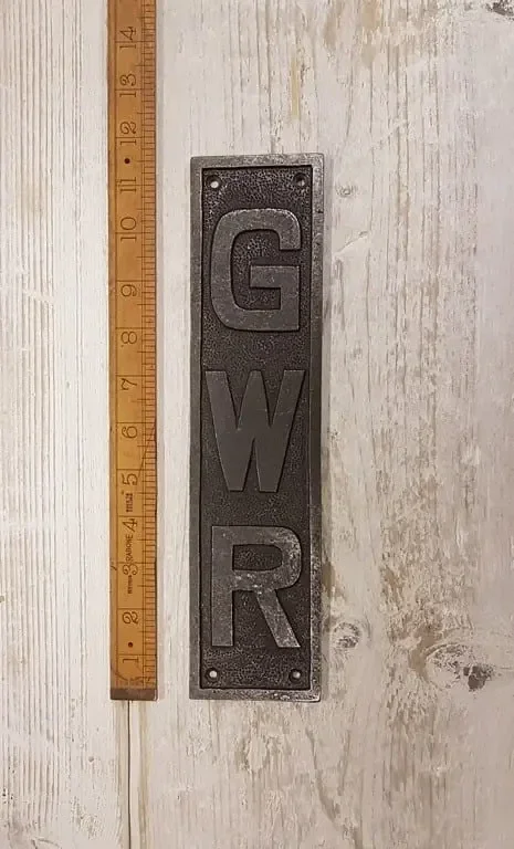 Finger Door Plate Vertical GWR