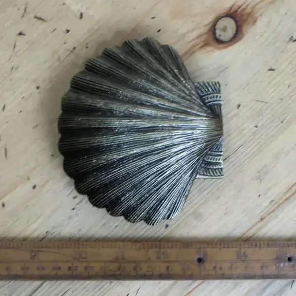 Door Knocker Scallop Shell Cast Antique