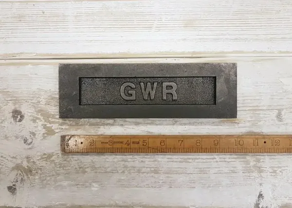 Letter Box Plate Plain GWR
