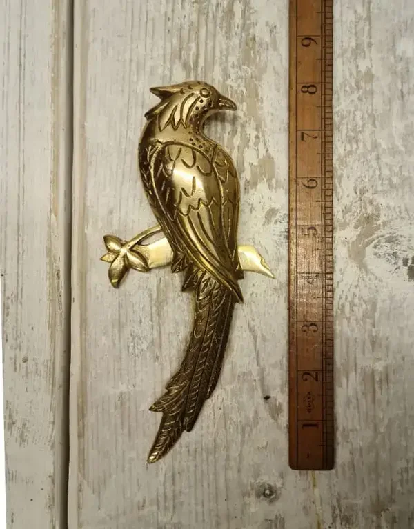 Door Knocker BIRD OF PARADISE PARROT Solid Brass